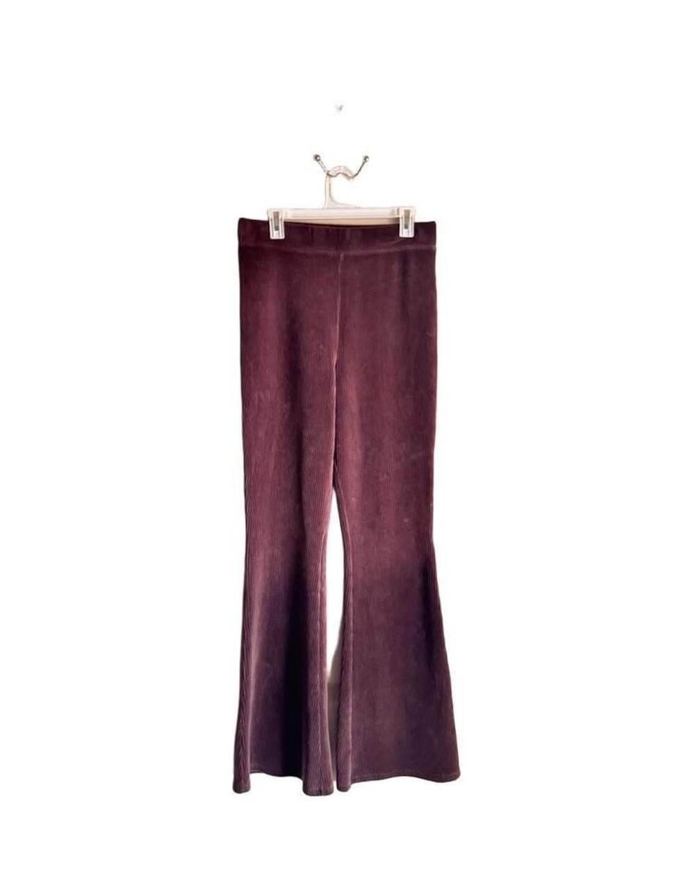 Aeropostale Brown Ribbed Corduroy Flare Trousers